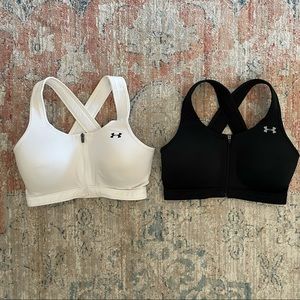 Under Armour sports bra SMALL set of 2